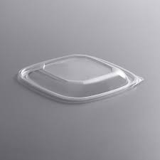 24-48 oz Clear Dome Lid Square PET