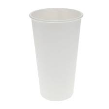 20 oz Hot Cup Paper White KODA