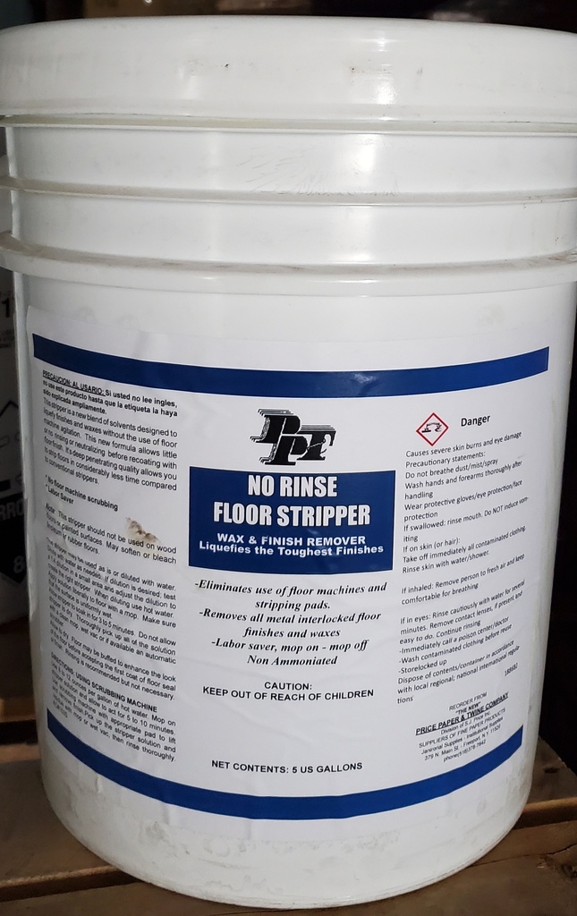 Floor Stripper No Rinse Mop on 5 Gallon