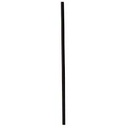 [8STR-BLK-UW] 8" Black Plastic Straw Unwrapped 10/500