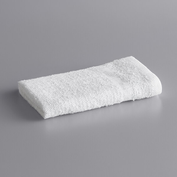 12x12" Cotton Wash Cloth White