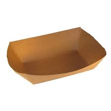 2 lb Paper Food Dish Wax Kraft