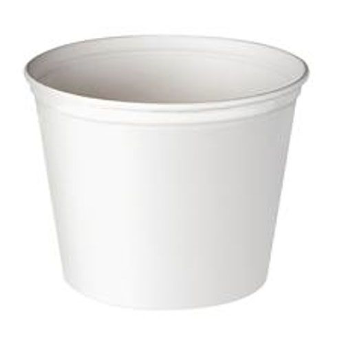 5 lb White Paper Bucket