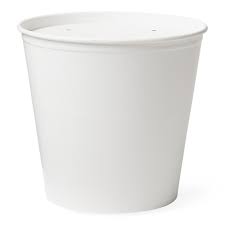 10 lb White Paper Bucket Combo
