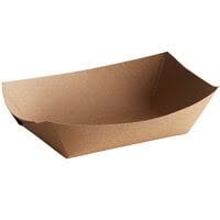 5 lb Paper Food Dish Waxed Kraft