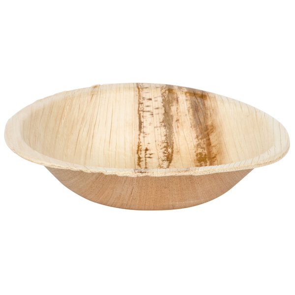 6" Palm Leaf Bowl Round Compostable