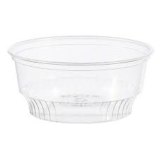 Sundae Dish 5 oz Plastic Clear PET