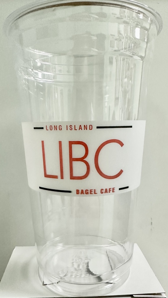 32 oz LIBC Print Clear Plastic Cup PET