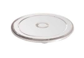 Lid Flat Clear for 128 oz Round Bowl Closeout