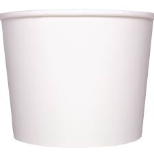 32 oz Paper Food Container White