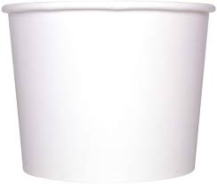 16 oz Paper Food Container White