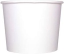 [C-KDP16W] 16 oz Paper Food Container White