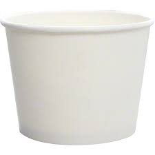 12 oz Paper Food Container White