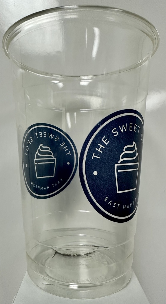 20 oz PLA Clear Plastic Cup Sweet Spot Print