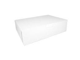 7x4.5x2.75" White Paper Box Vented Tuck Top Closeout