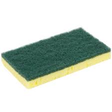 Sponge Scrubber Combo Green Yellow