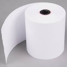 3"x165' 1 Ply Bond Paper Rolls