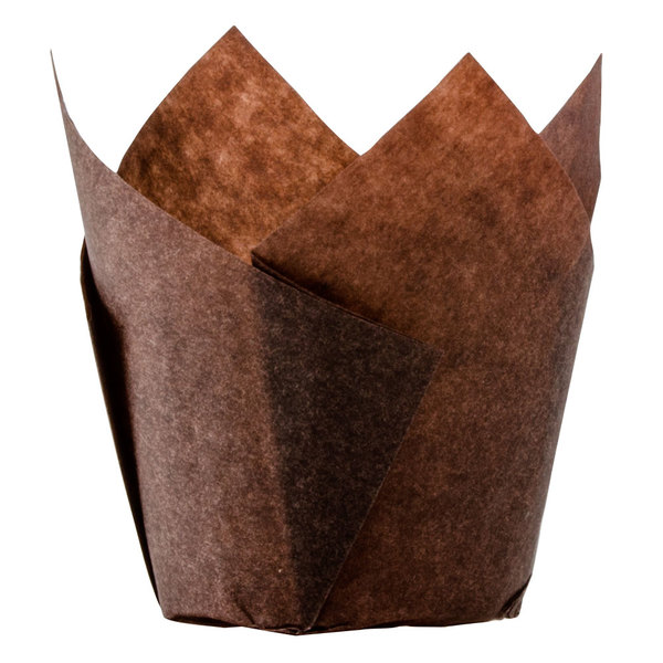 Tulip Baking Cup 2.25x4" Brown