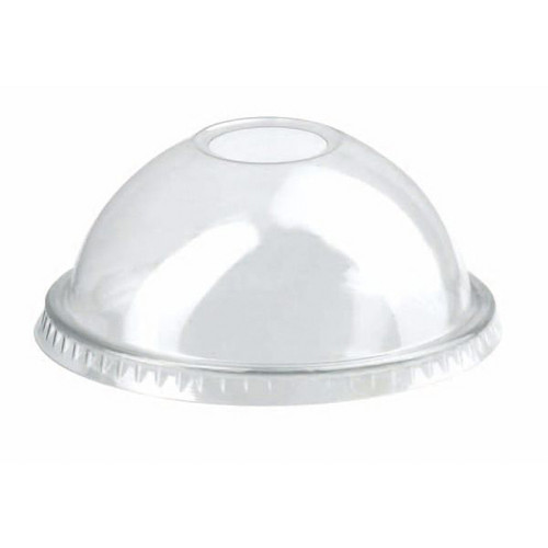 Lid Dome Small Hole 98 mm PET White/Green Box
