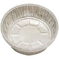 8" Round Aluminum Foil Pan Heavy Closeout