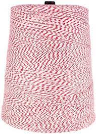 Twine Red/White Variegated 4 Ply Bakery Closeout