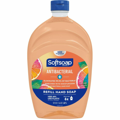 Softsoap Hand Soap 50 oz Antibacterial Crisp Clean