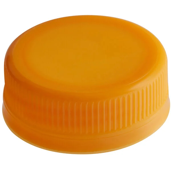 Orange HDPE Juice Caps for PET Bottles