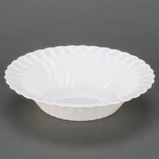 12 oz Bowl White Scalloped PS