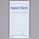 [RC37] 240-50 Guest Check 1 Part 17 Line 100 Sheets Receipt