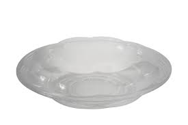 40 oz Clear Swirl Bowl Combo PET