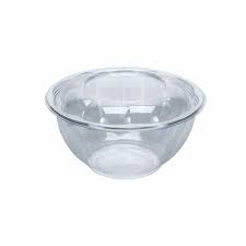 32 oz Clear Swirl Bowl Combo PET