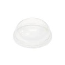 [PTLID-D92WH] Lid Dome Wide Hole 9 12 oz Clear PET