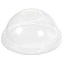 [PTLID-D98NH] Lid Dome No Hole 12/14 16 20 24 oz Clear PET