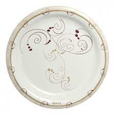 9" Paper Plate Coated Heavy Symphony