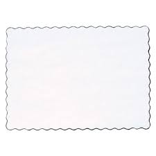 Placemat White Paper 10x14"