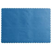 Placemat Navy Blue Paper 10x14"