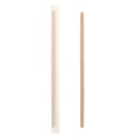 [WST7WRAPPED] 7" Wood Coffee Stirrer Wrapped