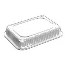 Lid Dome Clear for 1 lb Oblong Aluminum Pan PL105