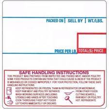 [LST8040] Label UPC Safe Handling SS1001 500/Roll