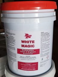 [WHITE MAGIC] Laundry Detergent Soap Powder 50 lb Pail