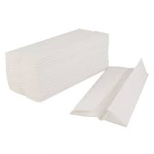 [JR006] Towel C-Fold Bleached White