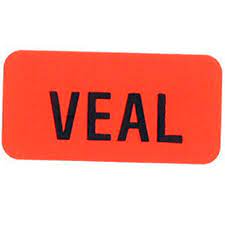 [VEAL] Label Day-Glo Veal Closeout