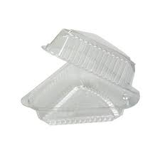 [CI8-9019] Pie Wedge Hinged 5.5x2 Container