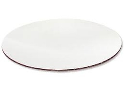 [9WTC] 9" Corrugated White Cake Circle Closeout