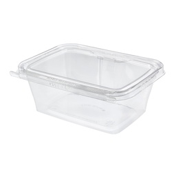 [TS32-SPEC] 32 oz Tamper Resistant Hinged Oblong Container PET