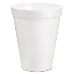 [8J8] 8 oz White Foam Cup Closeout