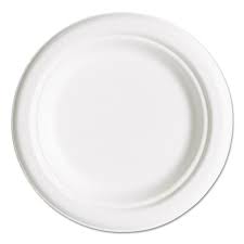 [6RP] PPBAG6 6" Plate Round Bagasse Compostable