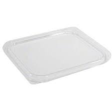 [569570B450] Lid Flat Clear PET for 18 oz 2 Comp Snack Closeout