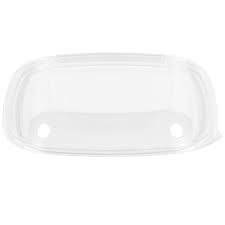 [52800B300] Lid Dome Square Clear PET for 24 32 48 oz Bowls