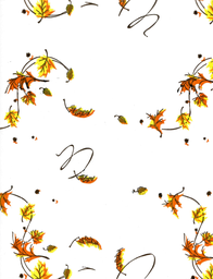 [40AUTUMN] Cellophane Roll 40"x100' Autumn Leaves